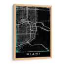 MIAMI, Negro - StudioSix | Cuadro decorativo de Canvas Lab