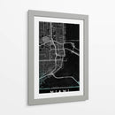 MIAMI, Negro - StudioSix | Cuadro decorativo de Canvas Lab