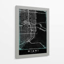 MIAMI, Negro - StudioSix | Cuadro decorativo de Canvas Lab