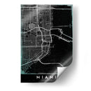 MIAMI, Negro - StudioSix | Cuadro decorativo de Canvas Lab