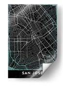 SAN JOSE, Negro - StudioSix | Cuadro decorativo de Canvas Lab