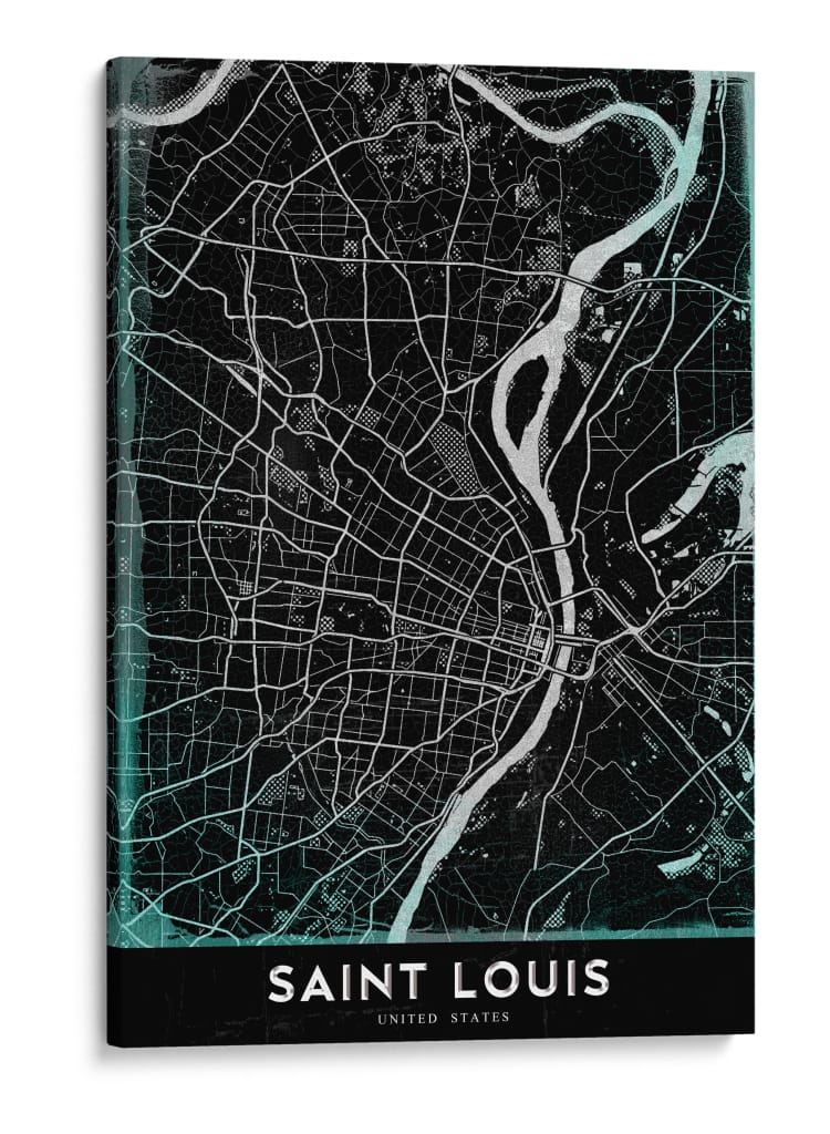 SAINT LOUIS, Negro - StudioSix | Cuadro decorativo de Canvas Lab