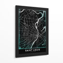 SAINT LOUIS, Negro - StudioSix | Cuadro decorativo de Canvas Lab