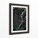 SAINT LOUIS, Negro - StudioSix | Cuadro decorativo de Canvas Lab