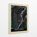 SAINT LOUIS, Negro - StudioSix | Cuadro decorativo de Canvas Lab
