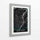 SAINT LOUIS, Negro - StudioSix | Cuadro decorativo de Canvas Lab