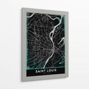 SAINT LOUIS, Negro - StudioSix | Cuadro decorativo de Canvas Lab