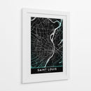 SAINT LOUIS, Negro - StudioSix | Cuadro decorativo de Canvas Lab