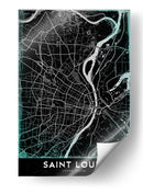 SAINT LOUIS, Negro - StudioSix | Cuadro decorativo de Canvas Lab