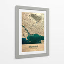 Mapa de Montreal - Dionisis Gemos | Cuadro decorativo de Canvas Lab