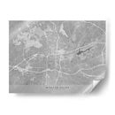 Mapa de Winston Salem (NC USA) en estilo vintage gris - Rosana Laiz Blursbyai | Cuadro decorativo de Canvas Lab