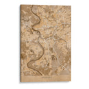 Mapa vintage sepia de Duisburg Alemania - Rosana Laiz Blursbyai | Cuadro decorativo de Canvas Lab