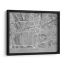 Mapa vintage gris de Dortmund Alemania - Rosana Laiz Blursbyai | Cuadro decorativo de Canvas Lab