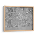 Mapa vintage gris de Dortmund Alemania - Rosana Laiz Blursbyai | Cuadro decorativo de Canvas Lab