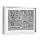 Mapa vintage gris de Dortmund Alemania - Rosana Laiz Blursbyai | Cuadro decorativo de Canvas Lab