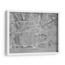 Mapa vintage gris de Dortmund Alemania - Rosana Laiz Blursbyai | Cuadro decorativo de Canvas Lab