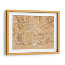 Mapa vintage sepia de Dortmund Alemania - Rosana Laiz Blursbyai | Cuadro decorativo de Canvas Lab