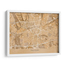 Mapa vintage sepia de Dortmund Alemania - Rosana Laiz Blursbyai | Cuadro decorativo de Canvas Lab
