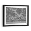 Mapa vintage gris de Bremen Alemania - Rosana Laiz Blursbyai | Cuadro decorativo de Canvas Lab