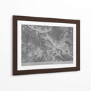 Mapa vintage gris de Bremen Alemania - Rosana Laiz Blursbyai | Cuadro decorativo de Canvas Lab