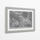 Mapa vintage gris de Bremen Alemania - Rosana Laiz Blursbyai | Cuadro decorativo de Canvas Lab