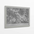 Mapa vintage gris de Bremen Alemania - Rosana Laiz Blursbyai | Cuadro decorativo de Canvas Lab