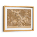 Mapa vintage sepia de Bremen Alemania - Rosana Laiz Blursbyai | Cuadro decorativo de Canvas Lab