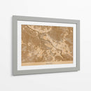 Mapa vintage sepia de Bremen Alemania - Rosana Laiz Blursbyai | Cuadro decorativo de Canvas Lab