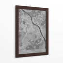 Mapa vintage gris de Bonn Alemania - Rosana Laiz Blursbyai | Cuadro decorativo de Canvas Lab