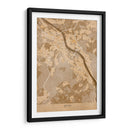 Mapa vintage sepia de Bonn Alemania - Rosana Laiz Blursbyai | Cuadro decorativo de Canvas Lab