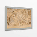 Mapa vintage sepia de Berlín en Alemania - Rosana Laiz Blursbyai | Cuadro decorativo de Canvas Lab
