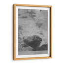 Mapa vintage gris de Toulon Francia - Rosana Laiz Blursbyai | Cuadro decorativo de Canvas Lab