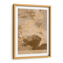 Mapa vintage sepia de Toulon Francia - Rosana Laiz Blursbyai | Cuadro decorativo de Canvas Lab