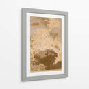Mapa vintage sepia de Toulon Francia - Rosana Laiz Blursbyai | Cuadro decorativo de Canvas Lab