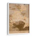 Mapa vintage sepia de Toulon Francia - Rosana Laiz Blursbyai | Cuadro decorativo de Canvas Lab