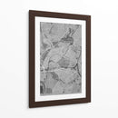 Mapa vintage gris de Strasbourg Francia - Rosana Laiz Blursbyai | Cuadro decorativo de Canvas Lab