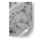 Mapa vintage gris de Strasbourg Francia - Rosana Laiz Blursbyai | Cuadro decorativo de Canvas Lab