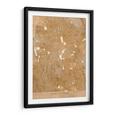 Mapa vintage en sepia del centro de Saint Etienne, Francia - Rosana Laiz Blursbyai | Cuadro decorativo de Canvas Lab