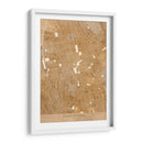 Mapa vintage en sepia del centro de Saint Etienne, Francia - Rosana Laiz Blursbyai | Cuadro decorativo de Canvas Lab