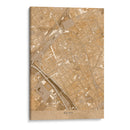 Mapa vintage sepia del centro de Reims, Alemania - Rosana Laiz Blursbyai | Cuadro decorativo de Canvas Lab