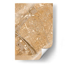 Mapa vintage sepia del centro de Reims, Alemania - Rosana Laiz Blursbyai | Cuadro decorativo de Canvas Lab