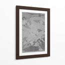 Mapa vintage gris de Nimes Francia - Rosana Laiz Blursbyai | Cuadro decorativo de Canvas Lab