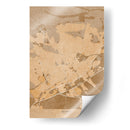 Mapa vintage sepia de Nimes Francia - Rosana Laiz Blursbyai | Cuadro decorativo de Canvas Lab