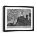 Mapa vintage gris de Nice Francia - Rosana Laiz Blursbyai | Cuadro decorativo de Canvas Lab