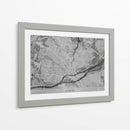 Mapa vintage gris de Nantes Francia - Rosana Laiz Blursbyai | Cuadro decorativo de Canvas Lab