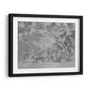 Mapa de Stuttgart Alemania en estilo vintage gris - Rosana Laiz Blursbyai | Cuadro decorativo de Canvas Lab