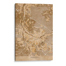 Mapa vintage sepia de Nurnberg Alemania - Rosana Laiz Blursbyai | Cuadro decorativo de Canvas Lab