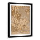 Mapa vintage sepia de Nurnberg Alemania - Rosana Laiz Blursbyai | Cuadro decorativo de Canvas Lab