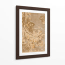 Mapa vintage sepia de Nurnberg Alemania - Rosana Laiz Blursbyai | Cuadro decorativo de Canvas Lab