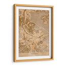 Mapa vintage sepia de Nurnberg Alemania - Rosana Laiz Blursbyai | Cuadro decorativo de Canvas Lab
